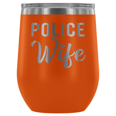 Police Wife Wine Tumbler