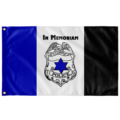 In Memoriam Thin Blue Line Flag