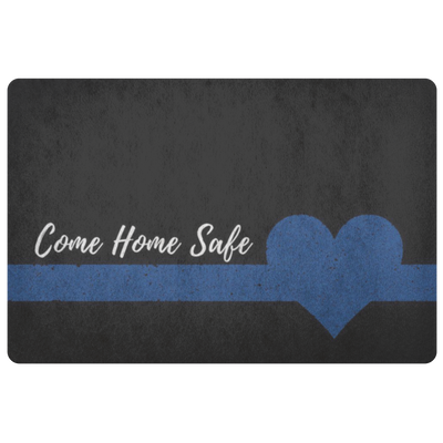 Come Home Safe Doormat - Black