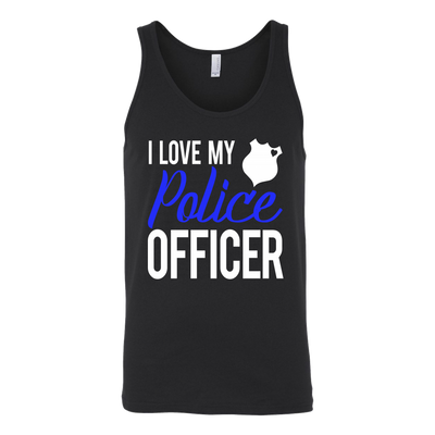 Women's I Love My Police Officer Tank Top