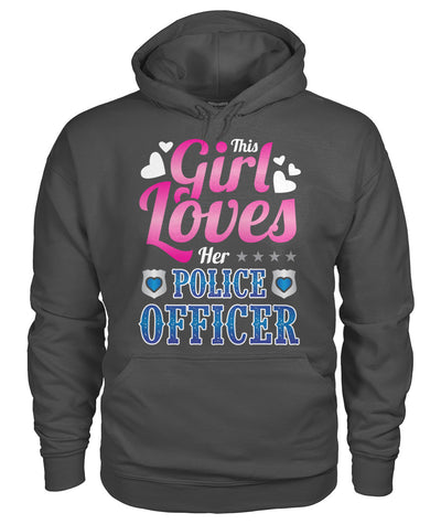 This Girl Loves Her Police Officer Shirts and Hoodies