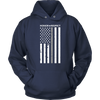 THIN SILVER LINE FLAG HONOR RESPECT SHIRTS AND HOODIES