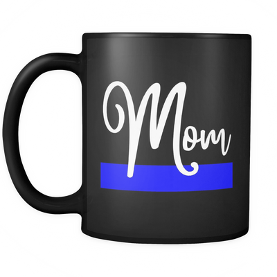 Thin Blue Line Mom Mug