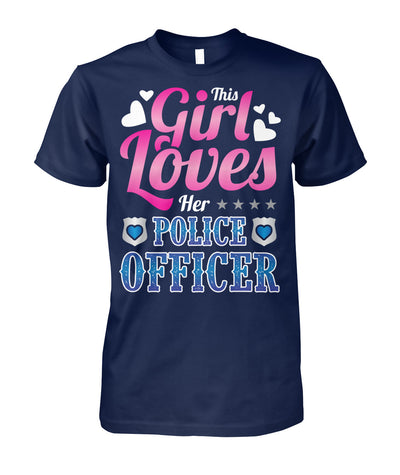 This Girl Loves Her Police Officer Shirts and Hoodies