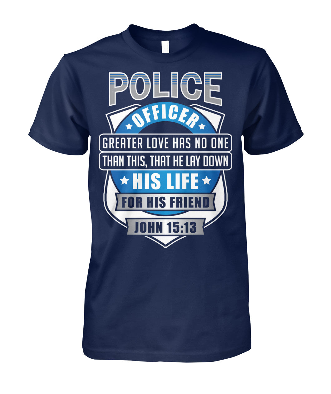 Police Officer Greater Love Has No One - Thin Blue Line Shop