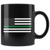 Thin Green Line American Flag Mug