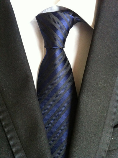 Elegant Thin Blue Line Striped Tie - Thin Blue Line Shop