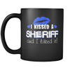 I Kissed A Sheriff - Blue Kisses- Mug