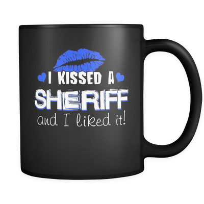 I Kissed A Sheriff - Blue Kisses- Mug