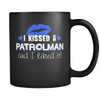 I Kissed A Patrolman- Blue Kisses- Mug