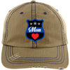 Thin Blue Line Mom Shield Trucker Hat