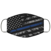 Police - Thin Blue Line Flag Face Mask