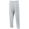 Men's Thin Blue Line Open Bottom Sweatpants with Pockets