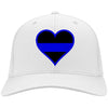Beautiful Thin Blue Line Heart Hat