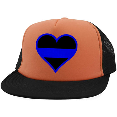 Beautiful Thin Blue Line Heart Hat Style 2