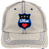 Thin Blue Line Mom Shield Trucker Hat