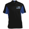 Men's Thin Blue Line Flag Performance Polo Shirt