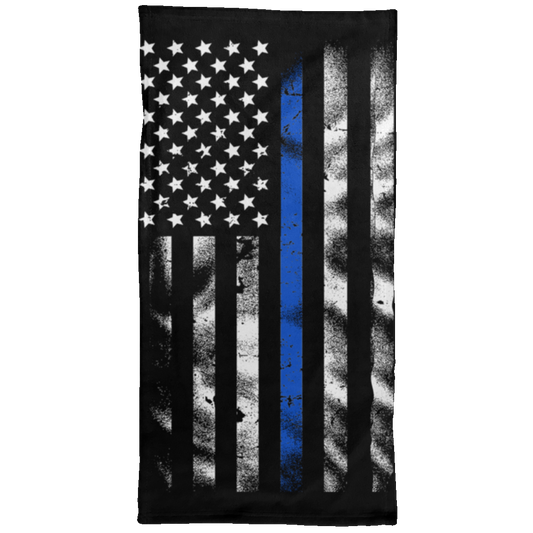 Thin Blue Line American Flag Hand Towel - 15x30