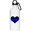 Thin Blue Line Stainless Steel Water Bottle