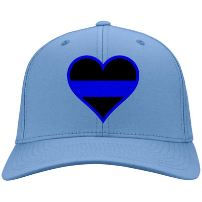 Beautiful Thin Blue Line Heart Hat
