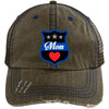 Thin Blue Line Mom Shield Trucker Hat
