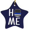 Home Police Badge Ornaments