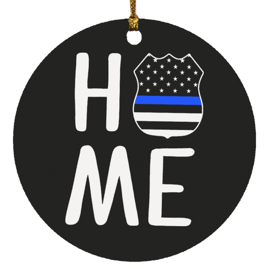 Home Police Badge Ornaments