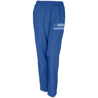 Women's Thin Blue Line Flag Sport-Tek Warm-Up Track Pants