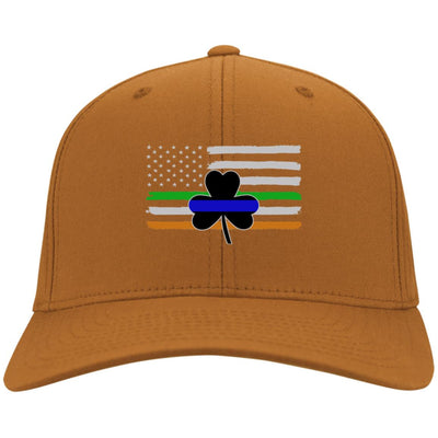 Thin Blue Line Shamrock & Irish Flag Hat