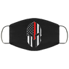 Firefighter - Thin Red Line Spartan Face Mask