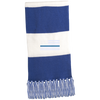 Thin Blue Line Flag Embroidered and Fringed Scarf
