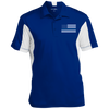 Men's Thin Blue Line Flag Performance Polo Shirt