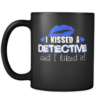 I Kissed A Detective - Blue Kisses- Mug