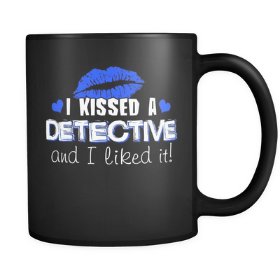 I Kissed A Detective - Blue Kisses- Mug
