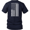 THIN SILVER LINE FLAG HONOR RESPECT SHIRTS AND HOODIES