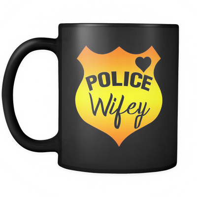 Police Wifey Shield Mug