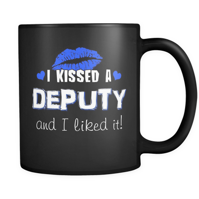 I Kissed A Deputy - Blue Kisses- Mug