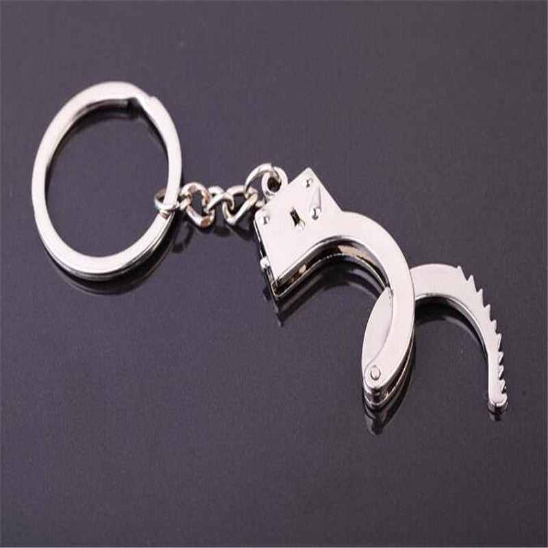Handcuffs Key Chain Novelty Handcuff Key Chain – Thin Blue Line Shop