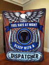 Feel Safe At Night Sleep With A Dispatcher Throw Blanket