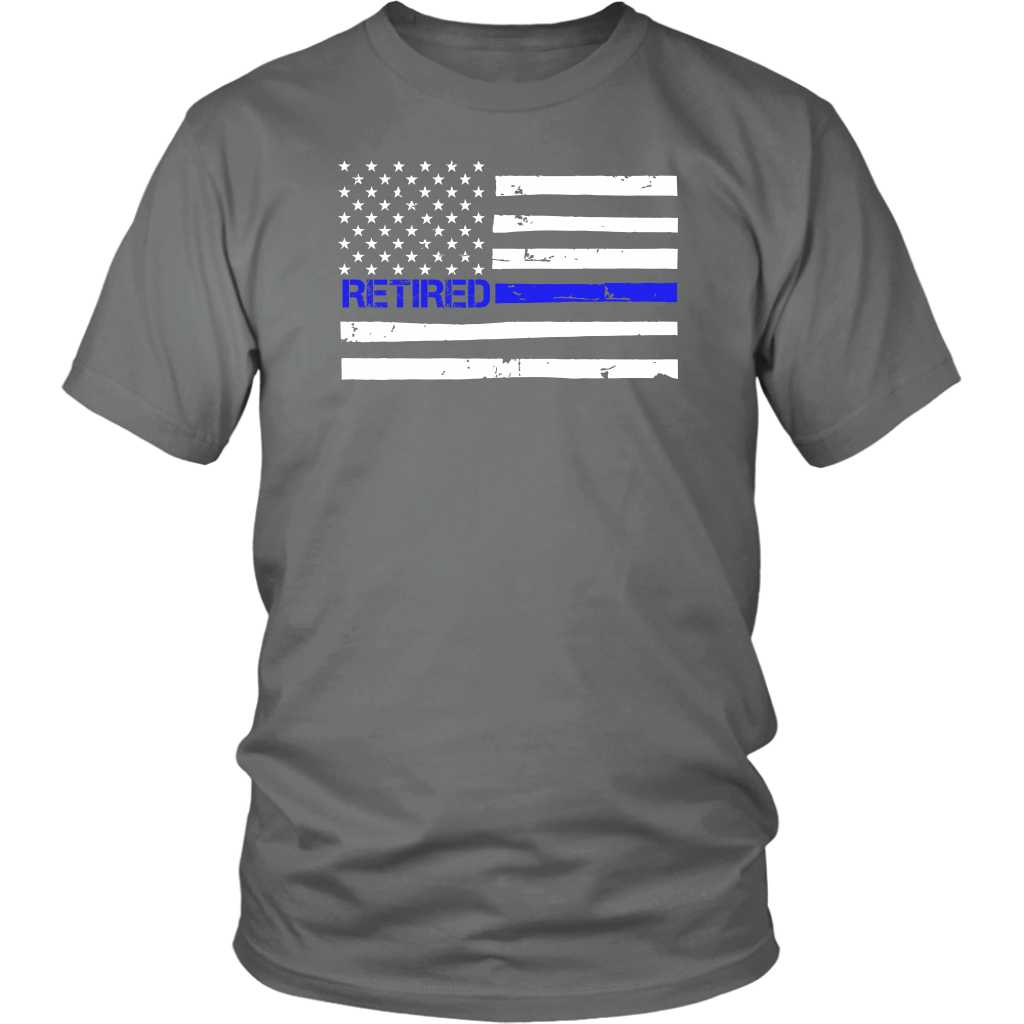 Thin blue top line t shirts