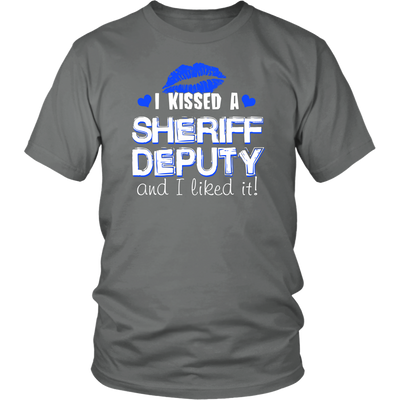 I Kissed Sheriff Deputy T-shirt and Hoodie
