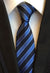 Formal Thin Blue Line Striped Tie
