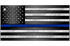Thin Blue Line American Flag Novelty Key Chain