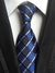 Classy Thin Blue Line Checkered Tie