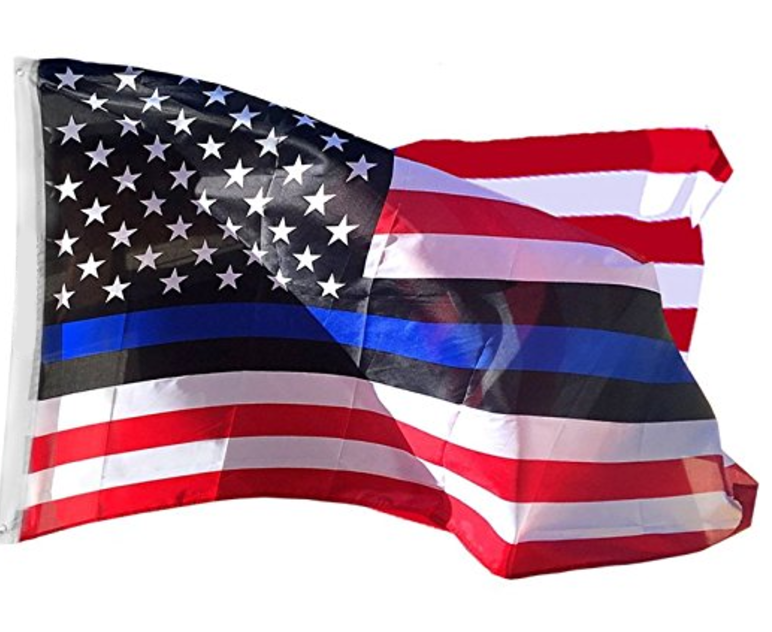 VVGHOPOI Womens Thin Blue Line American Flag Honor Respect Police