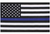 [FREE] American Flag Thin Blue Line Car & Laptop Decal - 5 Pack