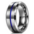 Stunning TBL Blue Ionic Tungsten Ring
