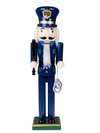 Traditional Police Officer Christmas Wooden Nutcracker
