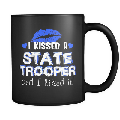 I Kissed A State Trooper- Blue Kisses- Mug