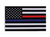 Thin Red and Blue Line American Flag